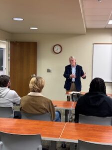 On November 3, Ron visited the College Democrats at the University of Toledo.